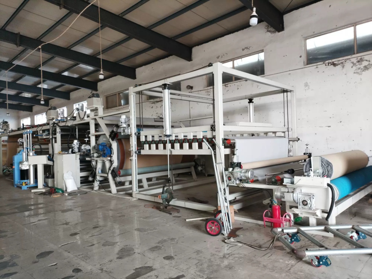 Carpet Backing Lamination and Roll Processing Equipment